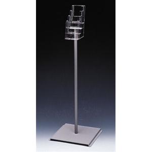 4 X 1/3 RD  OF A4 FREESTANDING MULTI-TIERED BROCHURE HOLDER