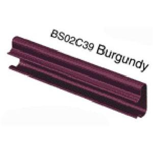 Burgundy PVC Slatwall Inserts