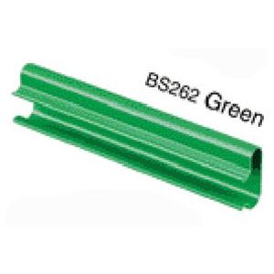 Green PVC Slatwall Inserts