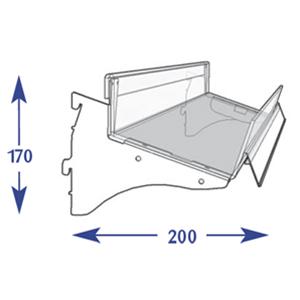 Flange Shelving System - 150mm Flangle (to suit 200mm)