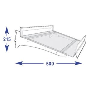 Flange Shelving System - 450mm Flangle (to suit 500mm)