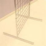 Gridwall Rectangular one Panel Base Legs