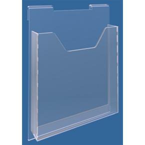 Hook-on Acrylic A4 Leaflet Dispenser