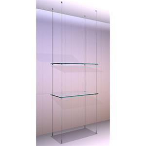 Ceiling/Floor Shelving Kit A1 Shelves x 2 High