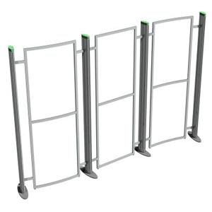 Metro Portable Angled 3 Section Display Stand