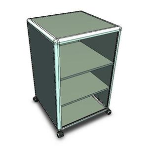 UB.032 Counter Shelf Unit (Round Profile & Knuckles)