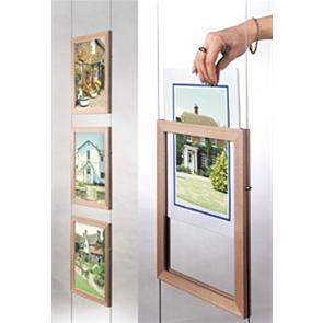 Wooden Pocket Frame poster Holders - Portrait