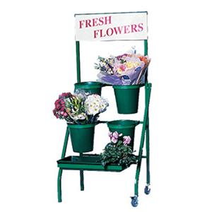 Original Range 4 Bucket & 1 Tray Stand With Header