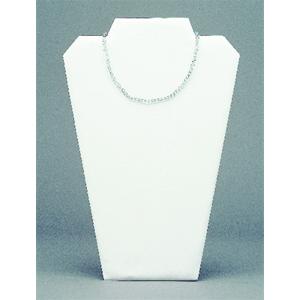 JEWELLERY BUST WHITE IMITIATION LEATHER FINISH