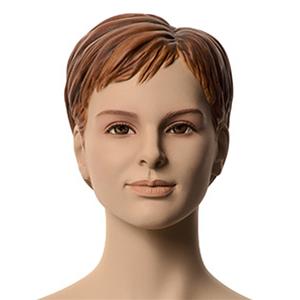 Janet With Sculptured Hair - Natural, Make-Up Janet With Sculptured Hair - Natural, Make-Up