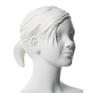Sophie With Sculptured Hair - White Sophie With Sculptured Hair - White